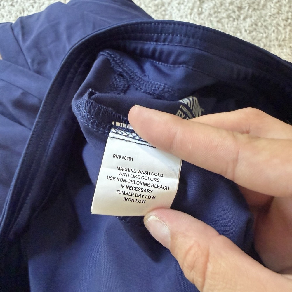 Grey's Anatomy Barco Harper Scrub Pants Small Indigo Navy Blue Style GVSP509 NWT - Picture 9 of 11
